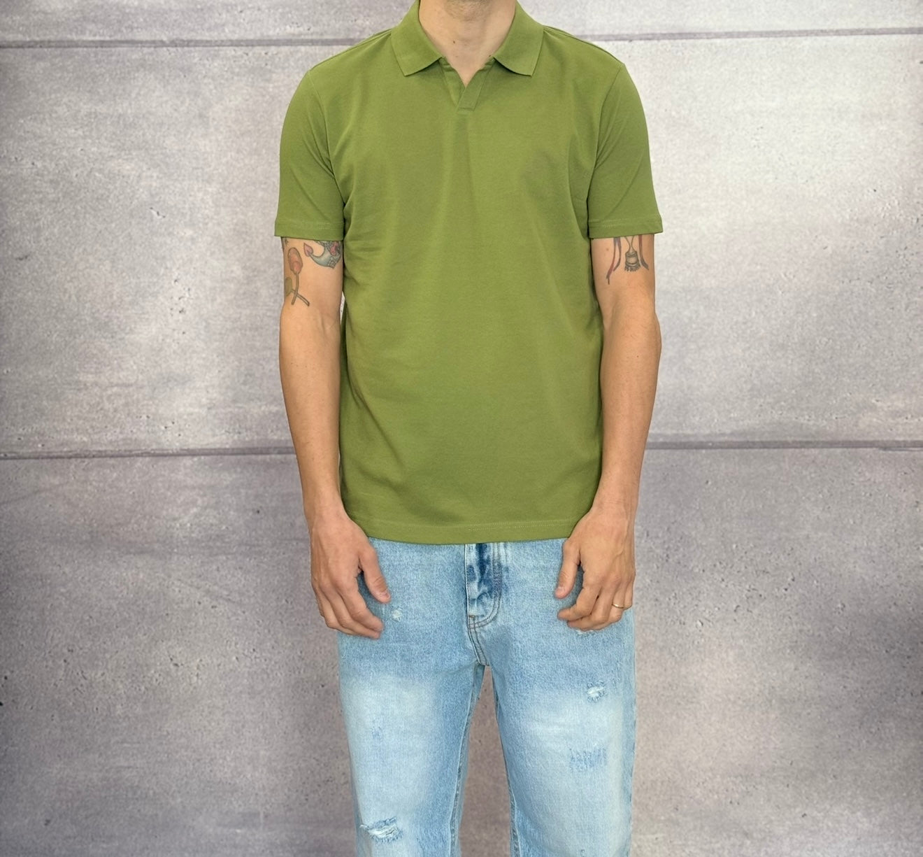 POLO M/M NO BOTTONI - BERNA - ART. 251338