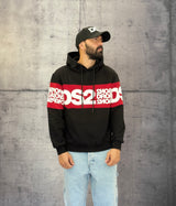 FELPA CON CAPPUCCIO - DS2 - ART. FW25219 - COL. NERO