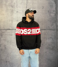 FELPA CON CAPPUCCIO - DS2 - ART. FW25219 - COL. NERO