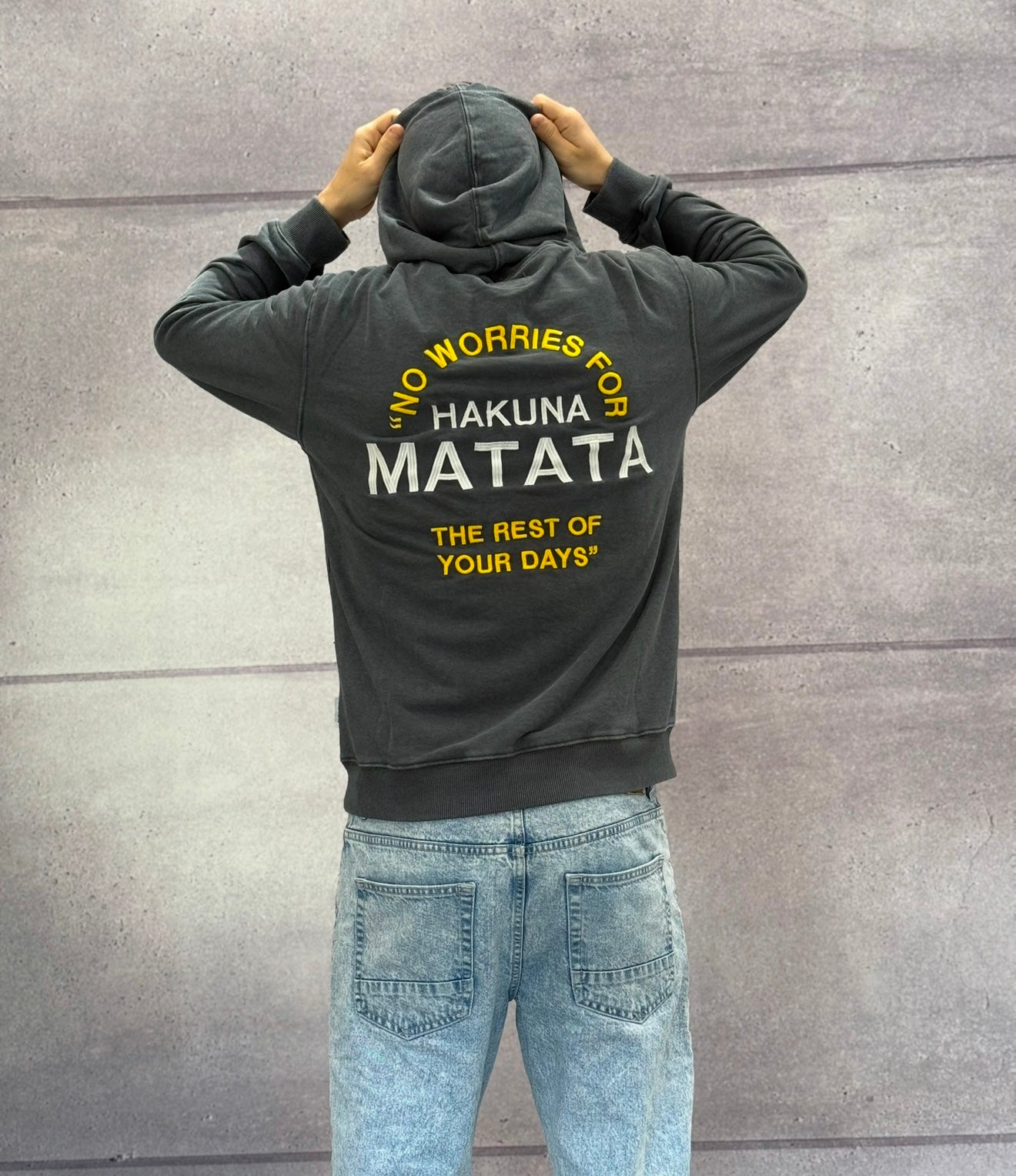 FELPA CON CAPPUCIO HAKUNA MATATA - BERNA -  ART. 251237