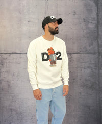FELPA GIROCOLLO STAMPA ORSO - DS2 - ART. FW25272