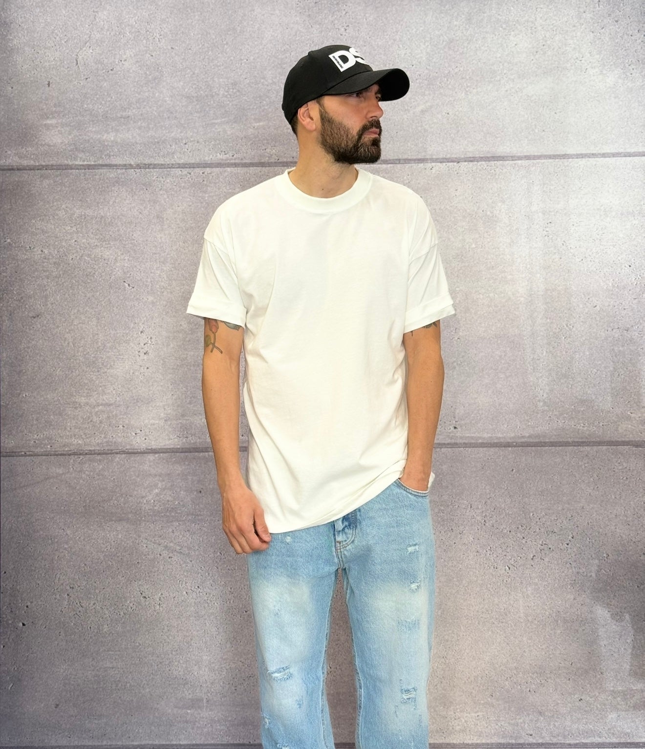 T-SHIRT OVERSIZE - IMPERIAL - ART. TK24JCAL - COL. OFF - WHITE