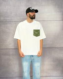T-SHIRT GIROCOLLO OVERSIZE CON TASCHINO - IMPERIAL - ART. T85193158M