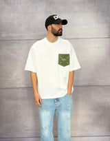 T-SHIRT GIROCOLLO OVERSIZE CON TASCHINO - IMPERIAL - ART. T85193158M