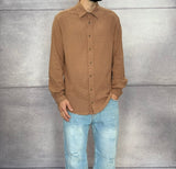CAMICIA A TRAMA LAVORATA - BERNA - ART. 251123250 - COL. TERRA