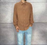 CAMICIA A TRAMA LAVORATA - BERNA - ART. 251123250 - COL. TERRA