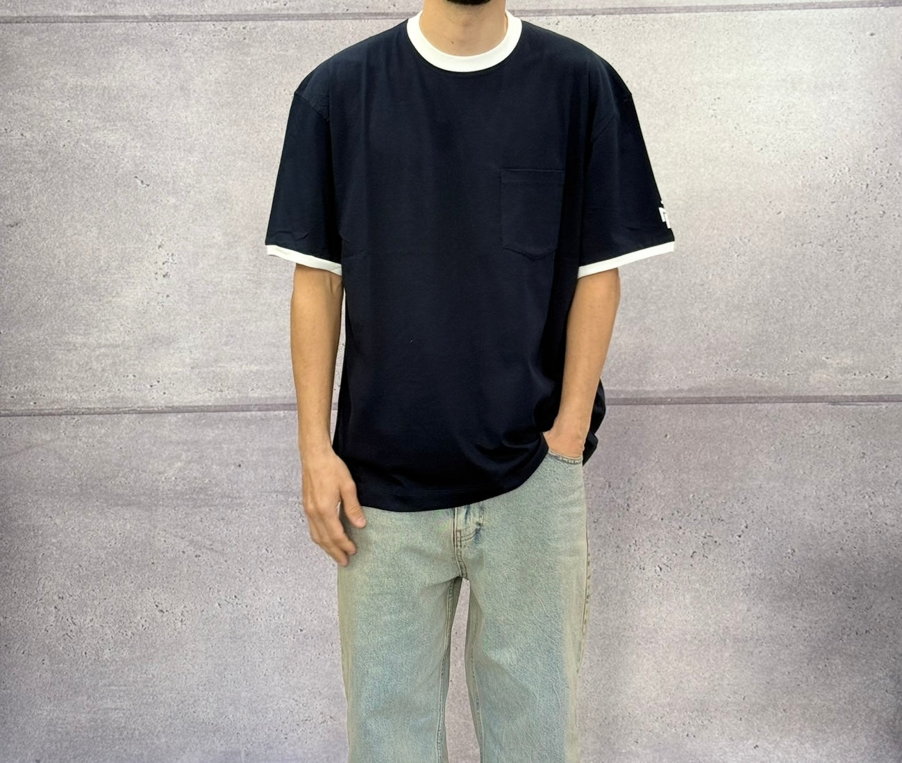 T-SHIRT OVERSIZE CON TASCHINO - IMPERIAL - ART. T8588T007