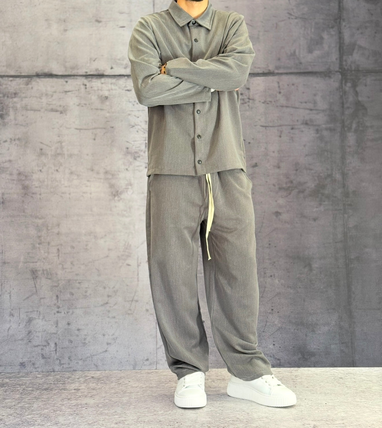 COMPLETO CAMICIONE + PANTALACCIO - HAMEN - ART. MARCUS OUTFIT