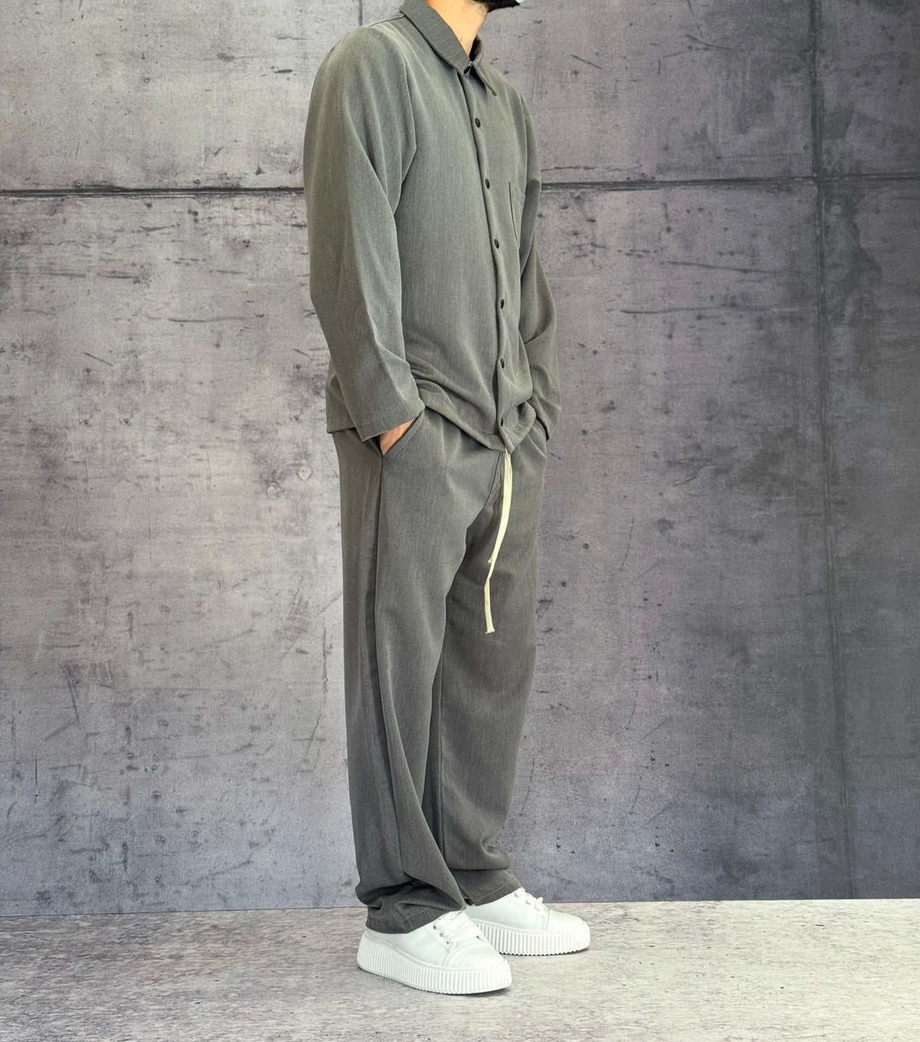 COMPLETO CAMICIONE + PANTALACCIO - HAMEN - ART. MARCUS OUTFIT