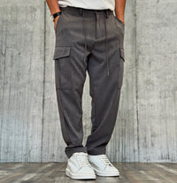 PANTALONE CARGO TASCONE - HAMEN - ART. LPP0206 - COL. GRIGIO