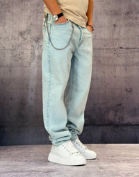 JEANS EDGE STRAIGHT - ONLY&SONS - ART. 22029393 - COL. LIGHT BLUE BLEACHED DENIM
