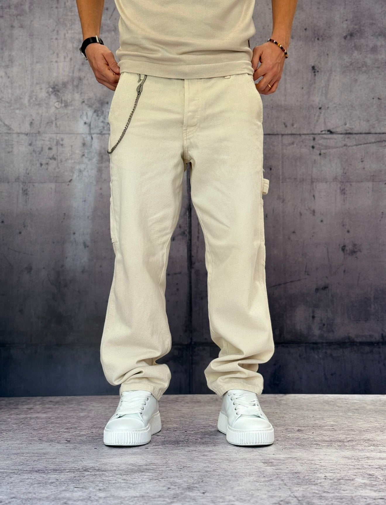 JEANS EDGE STRAIGHT - ONLY&SONS - ART. 22031088 - COL. ECRU