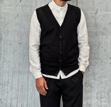 GILET MAGLIA - HAMEN - ART. LPM201 - COL. NERO