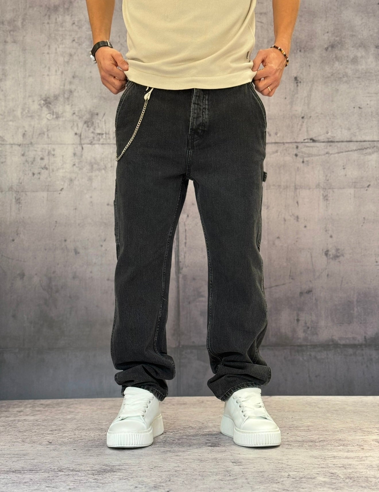 JEANS EDGE STRAIGHT - ONLY&SONS - ART. 22033015 - COL. WASHED BLACK