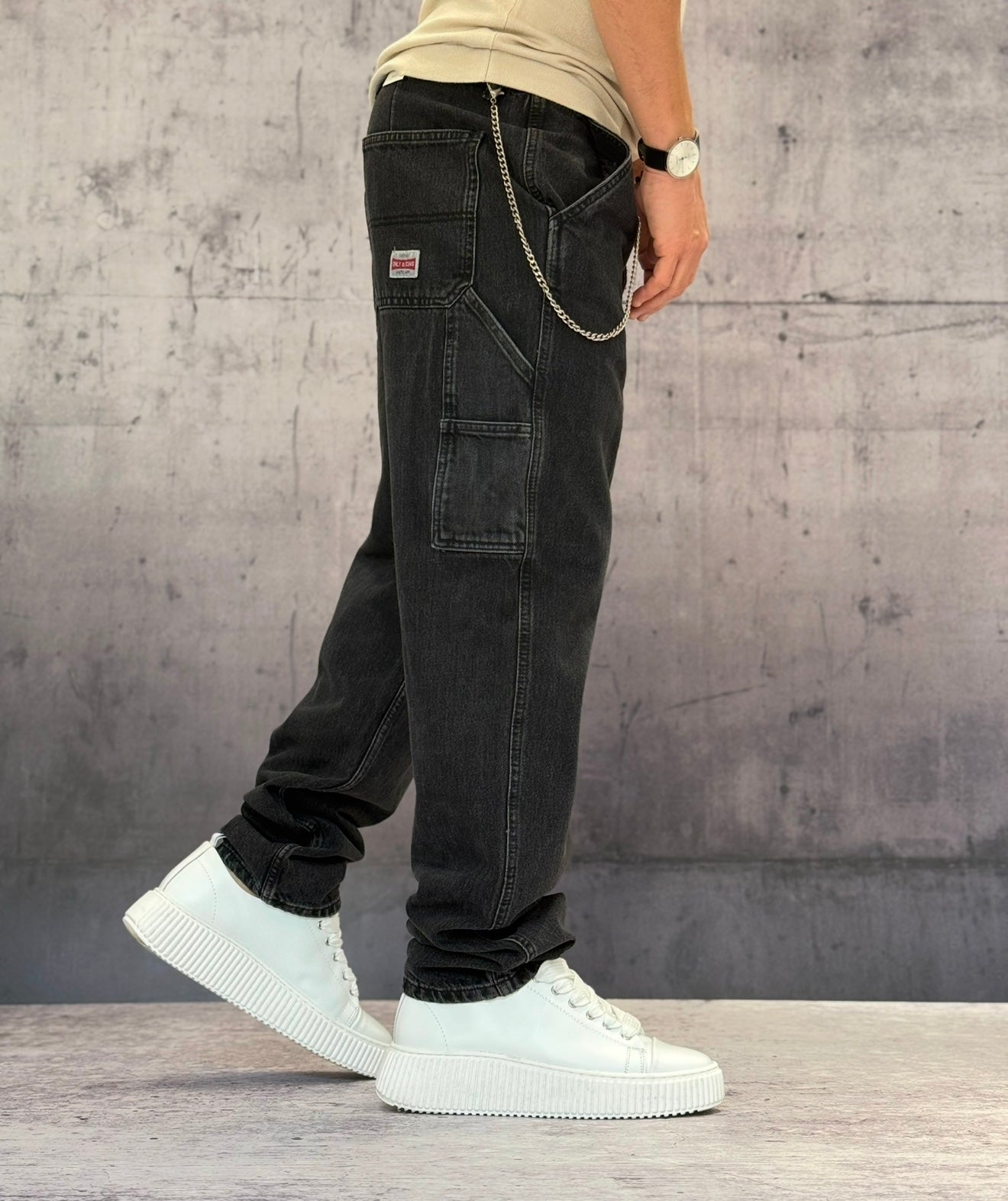 JEANS EDGE STRAIGHT - ONLY&SONS - ART. 22033015 - COL. WASHED BLACK