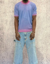 T-SHIRT GIROCOLLO IN MAGLIA DOP.TINTURA - BERNA - ART. 251034
