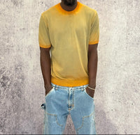 T-SHIRT GIROCOLLO IN MAGLIA DOP.TINTURA - BERNA - ART. 251034