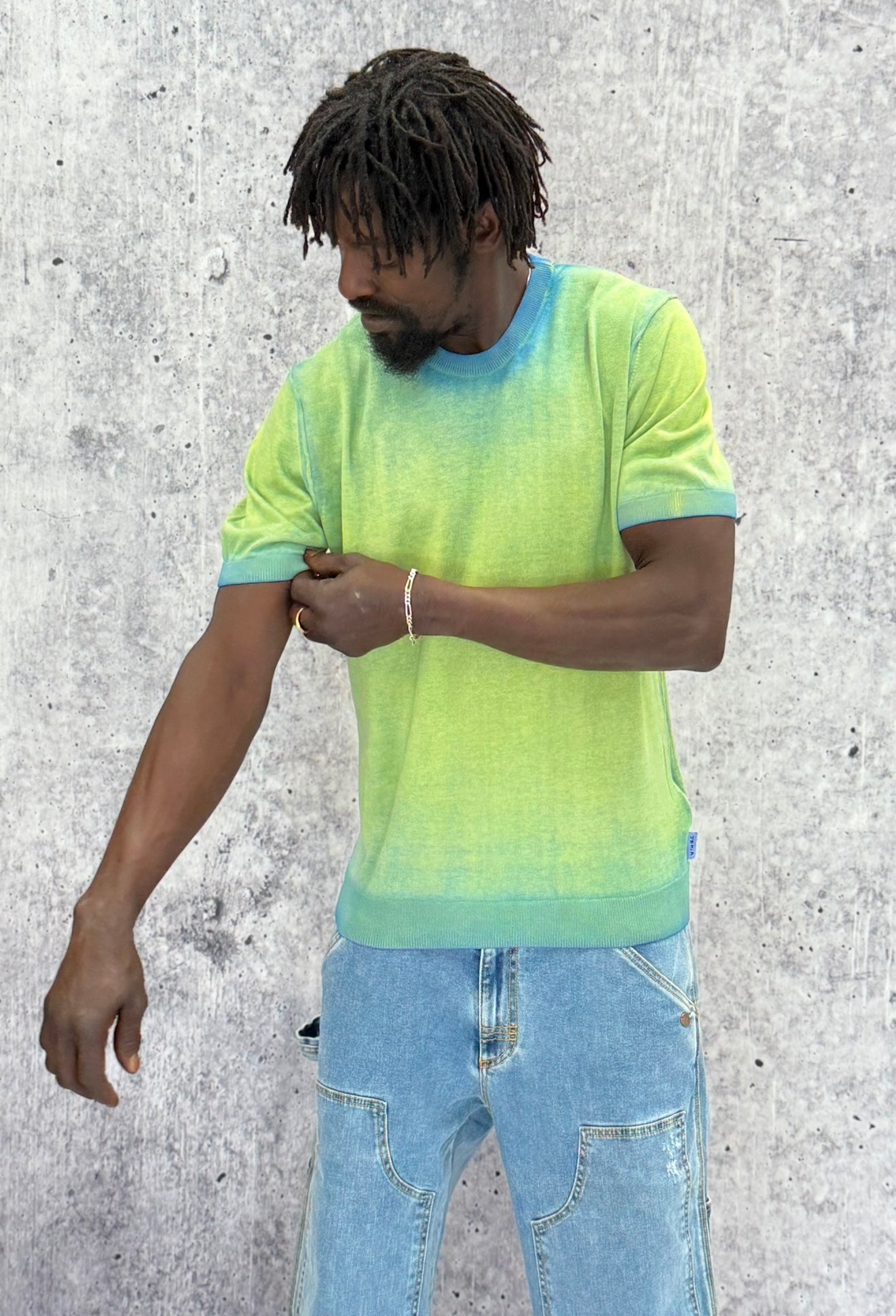 T-SHIRT GIROCOLLO IN MAGLIA DOP.TINTURA - BERNA - ART. 251034
