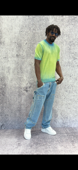 T-SHIRT GIROCOLLO IN MAGLIA DOP.TINTURA - BERNA - ART. 251034