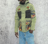 GIACCA CON CAPPUCCIO + PATCH - BERNA - ART. 25124330 - COL. VERDE MILITARE