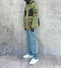 GIACCA CON CAPPUCCIO + PATCH - BERNA - ART. 25124330 - COL. VERDE MILITARE