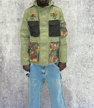 GIACCA CON CAPPUCCIO + PATCH - BERNA - ART. 25124330 - COL. VERDE MILITARE