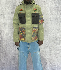 GIACCA CON CAPPUCCIO + PATCH - BERNA - ART. 25124330 - COL. VERDE MILITARE