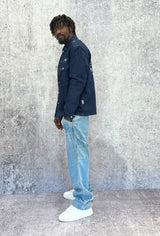 GIACCA OVERSHIRT - BERNA - ART. 25124830 - COL. BLU DENIM