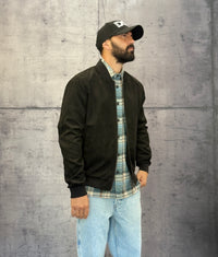 GIUBBINO BOMBER EFFETTO SCAMOSCIATO - ONLY&SONS - ART. 22027463 - COL. BLACK