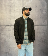 GIUBBINO BOMBER EFFETTO SCAMOSCIATO - ONLY&SONS - ART. 22027463 - COL. BLACK