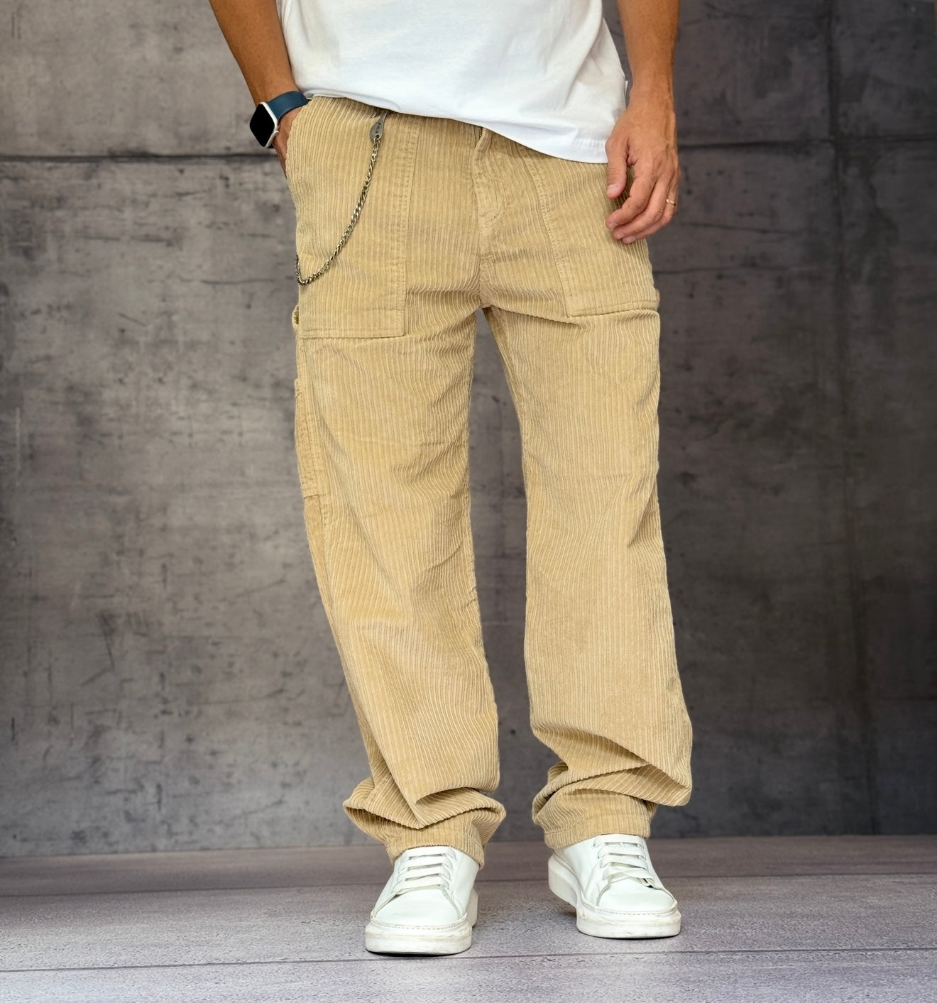 PANTALONE WORK VELLUTO - BERNA - ART. 252002