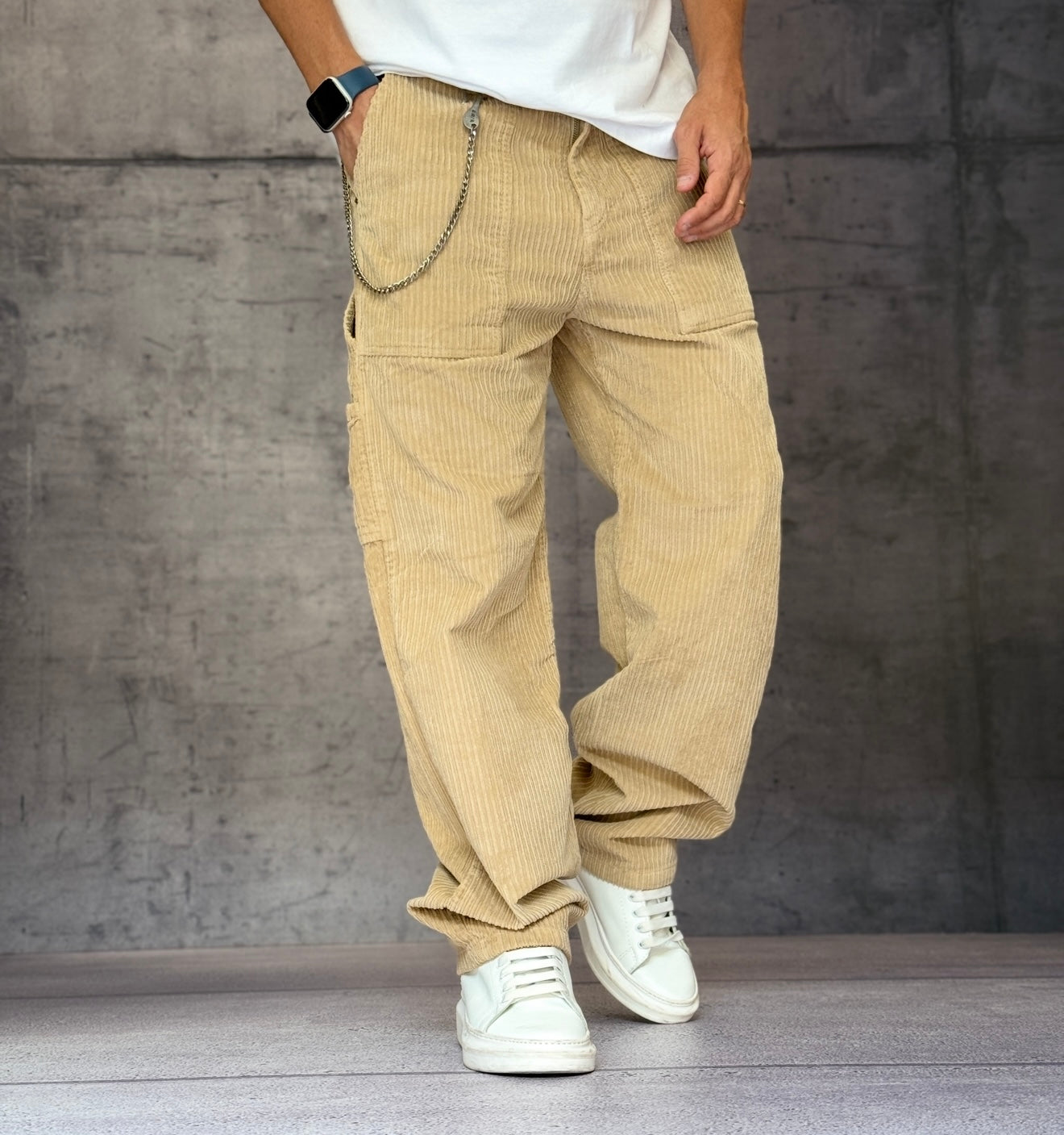 PANTALONE WORK VELLUTO - BERNA - ART. 252002