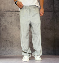 PANTALONE CON ELASTICO IN VITA - NEW JOB BRAND - ART. 52 DANY - COL. GRIGIO MELANGE