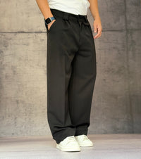 PANTALONE CON ELASTICO IN VITA - NEW JOB BRAND - ART. LUIS - COL. NERO