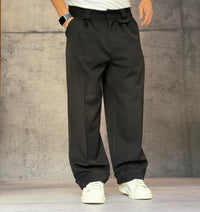 PANTALONE CON ELASTICO IN VITA - NEW JOB BRAND - ART. LUIS - COL. NERO