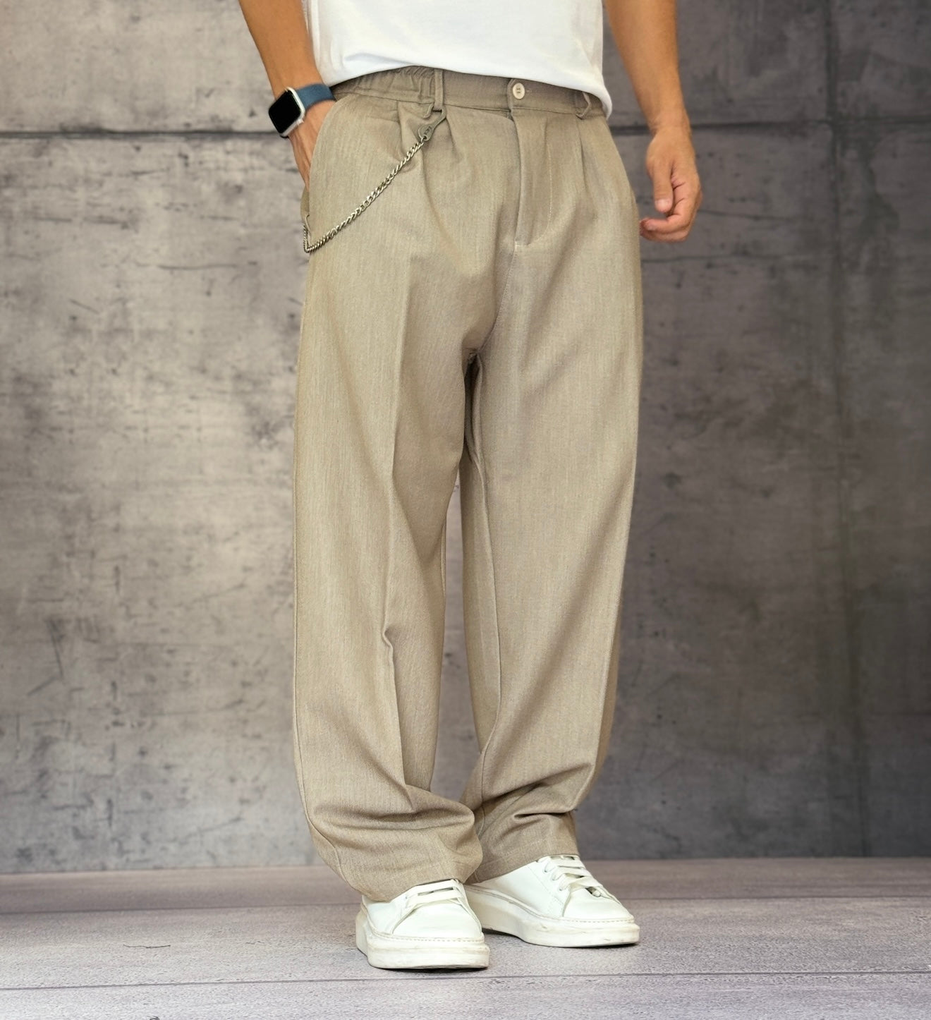 PANTALONE CON ELASTICO IN VITA - NEW JOB BRAND - ART. TREMITY