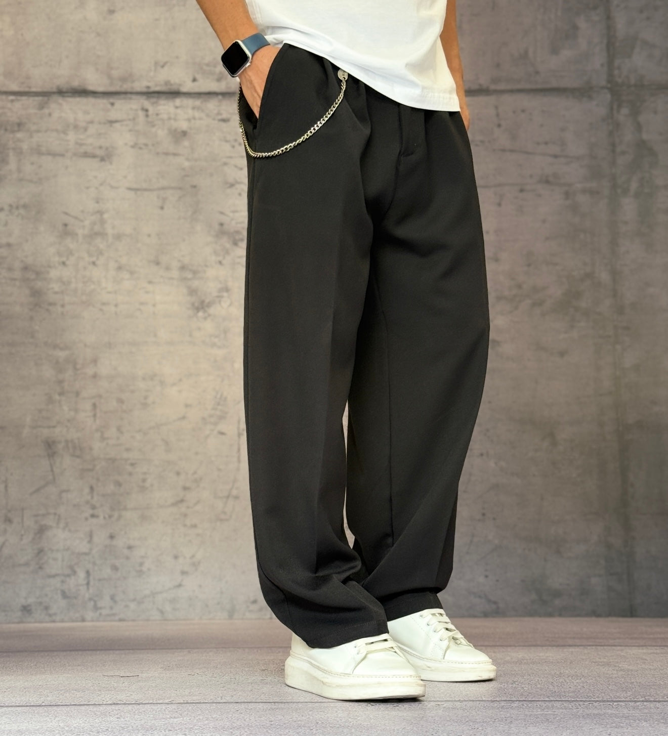 PANTALONE CON ELASTICO IN VITA - NEW JOB BRAND - ART. TREMITY