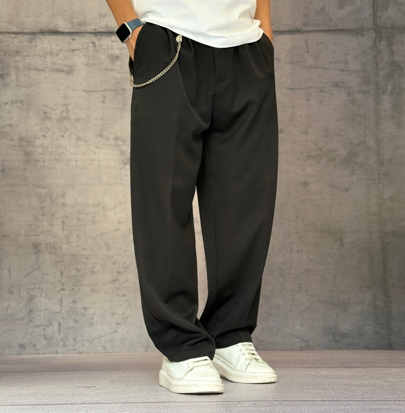 PANTALONE CON ELASTICO IN VITA - NEW JOB BRAND - ART. TREMITY