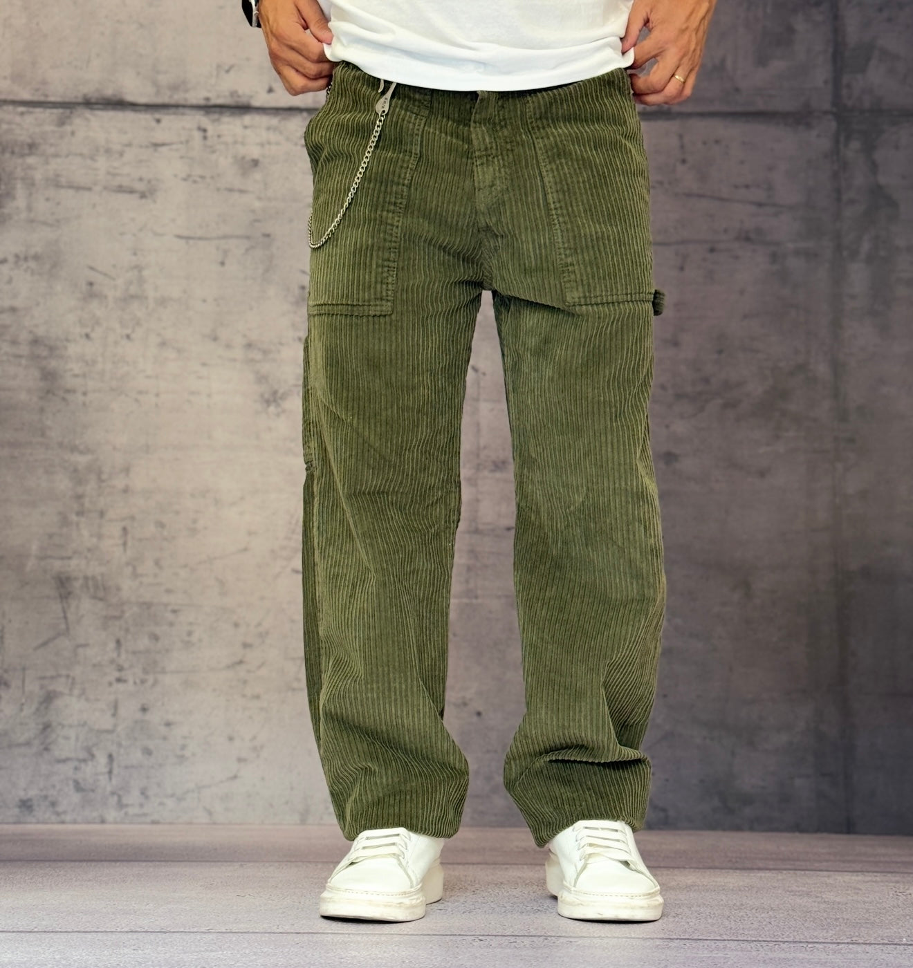 PANTALONE WORK VELLUTO - BERNA - ART. 252002