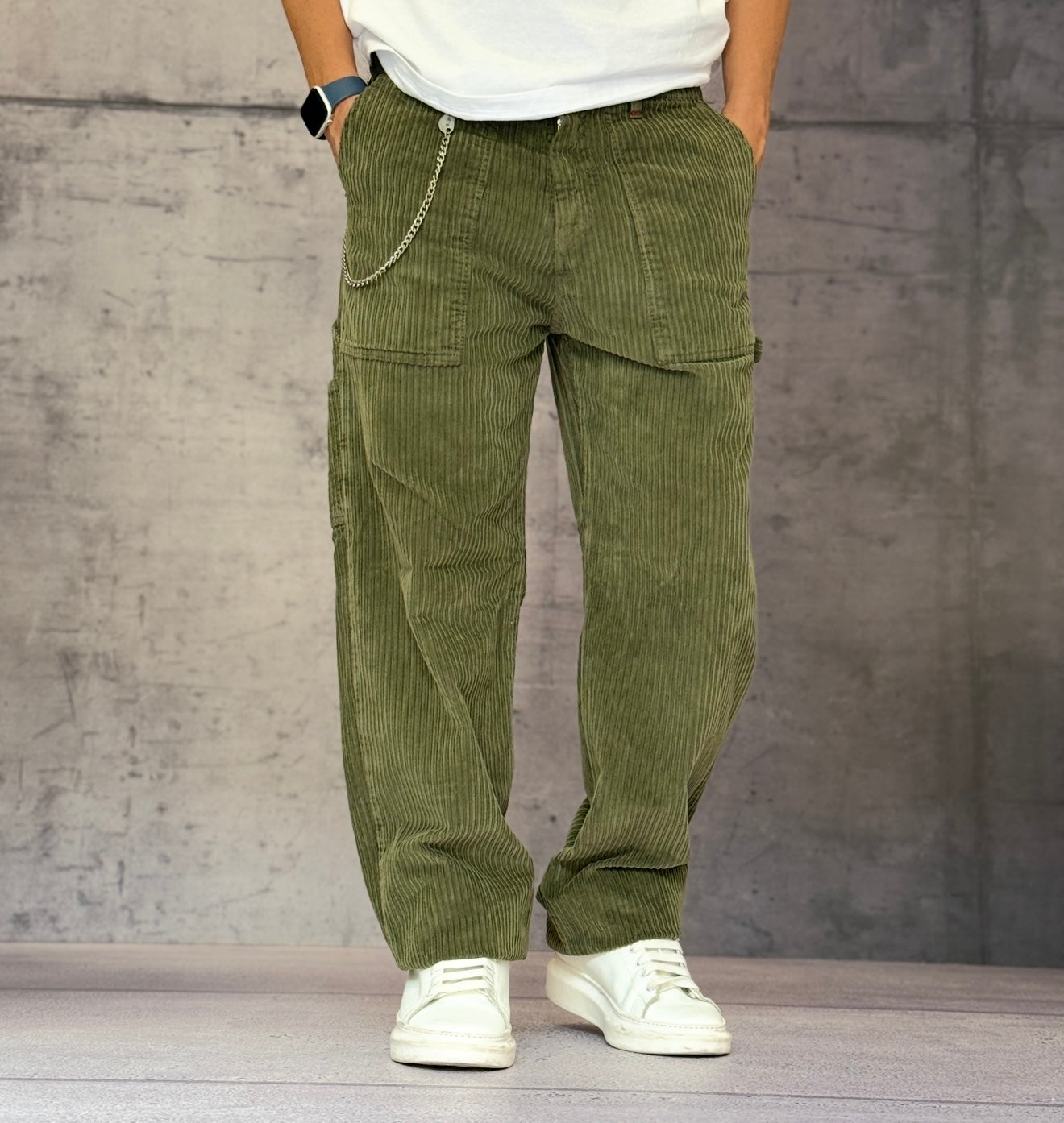 PANTALONE WORK VELLUTO - BERNA - ART. 252002