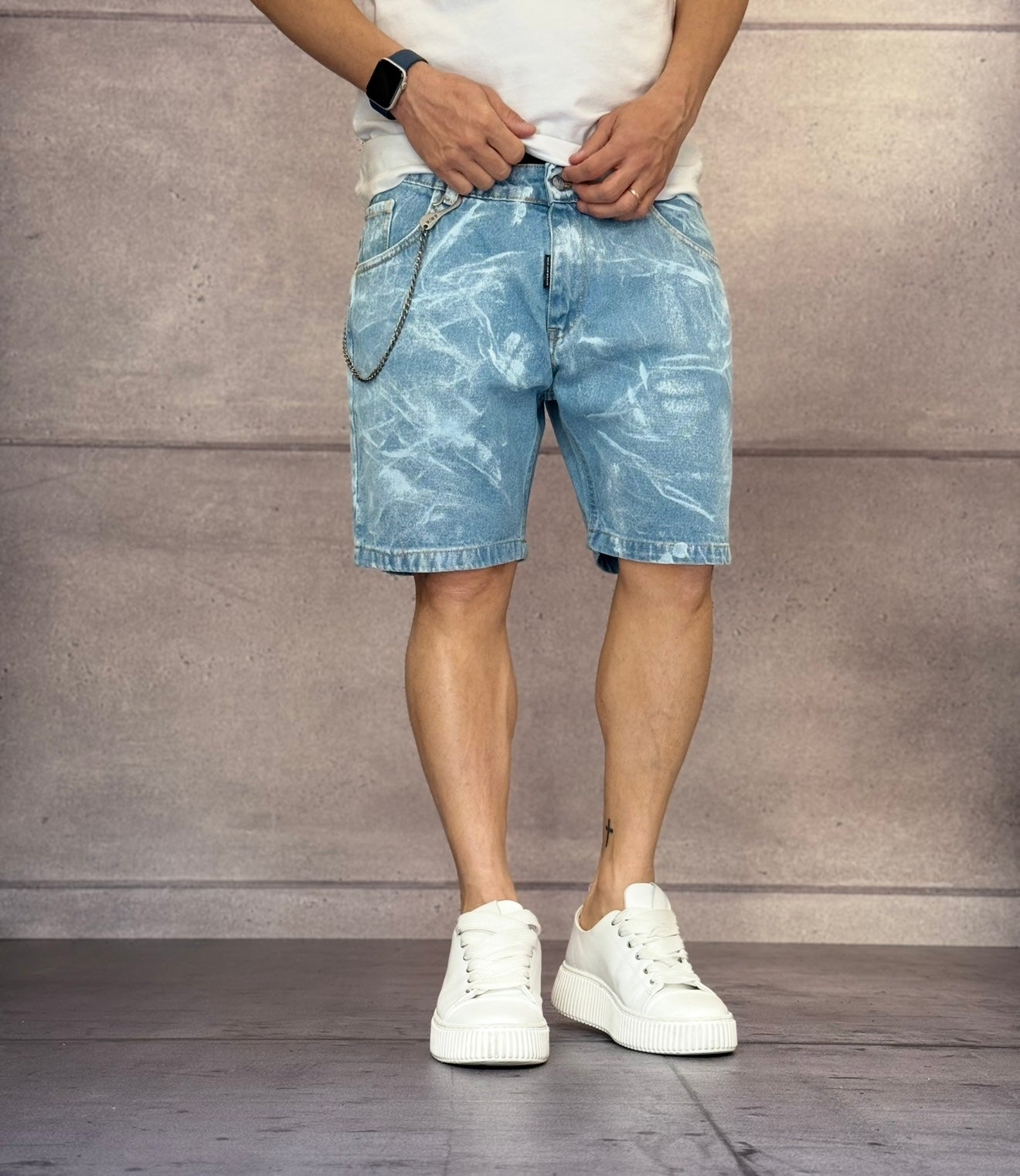 BERMUDA DI JEANS - NEW JOB BRAND - ART. DSQ / 05SMALT - COL. DENIM