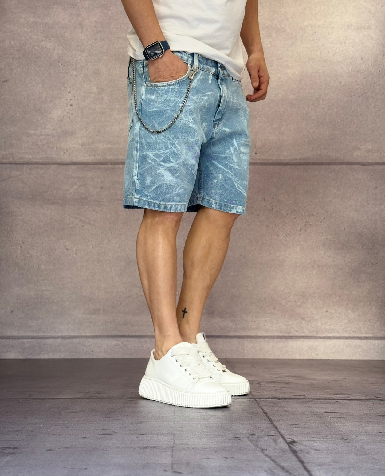 BERMUDA DI JEANS - NEW JOB BRAND - ART. DSQ / 05SMALT - COL. DENIM