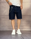 BERMUDA DI JEANS + SCHIZZI - NEW JOB BRAND - ART. PORTO BLUE - COL. DENIM SCURO