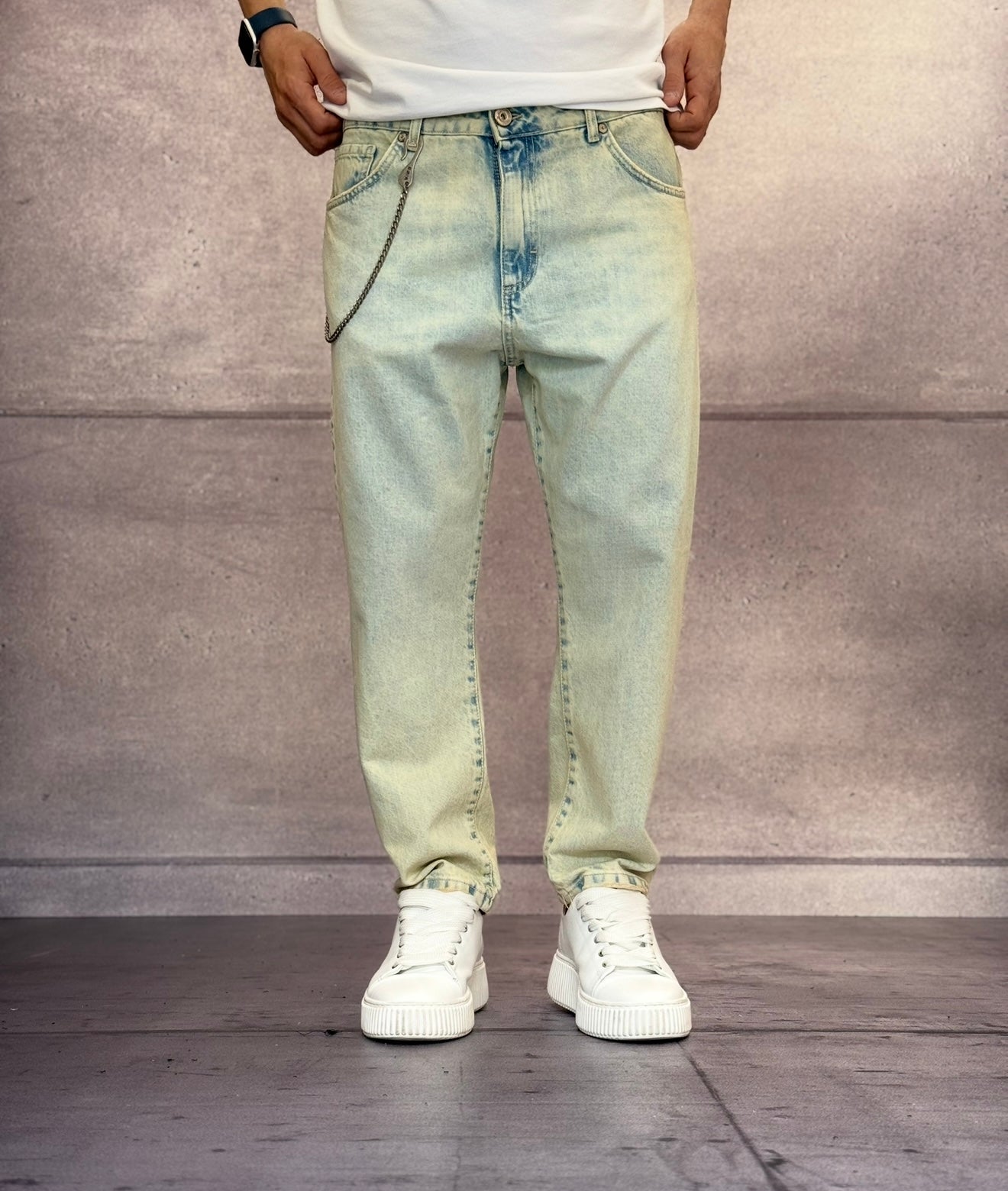 JEANS - BERNA - ART. 25104830 - COL. DENIM SABBIATO