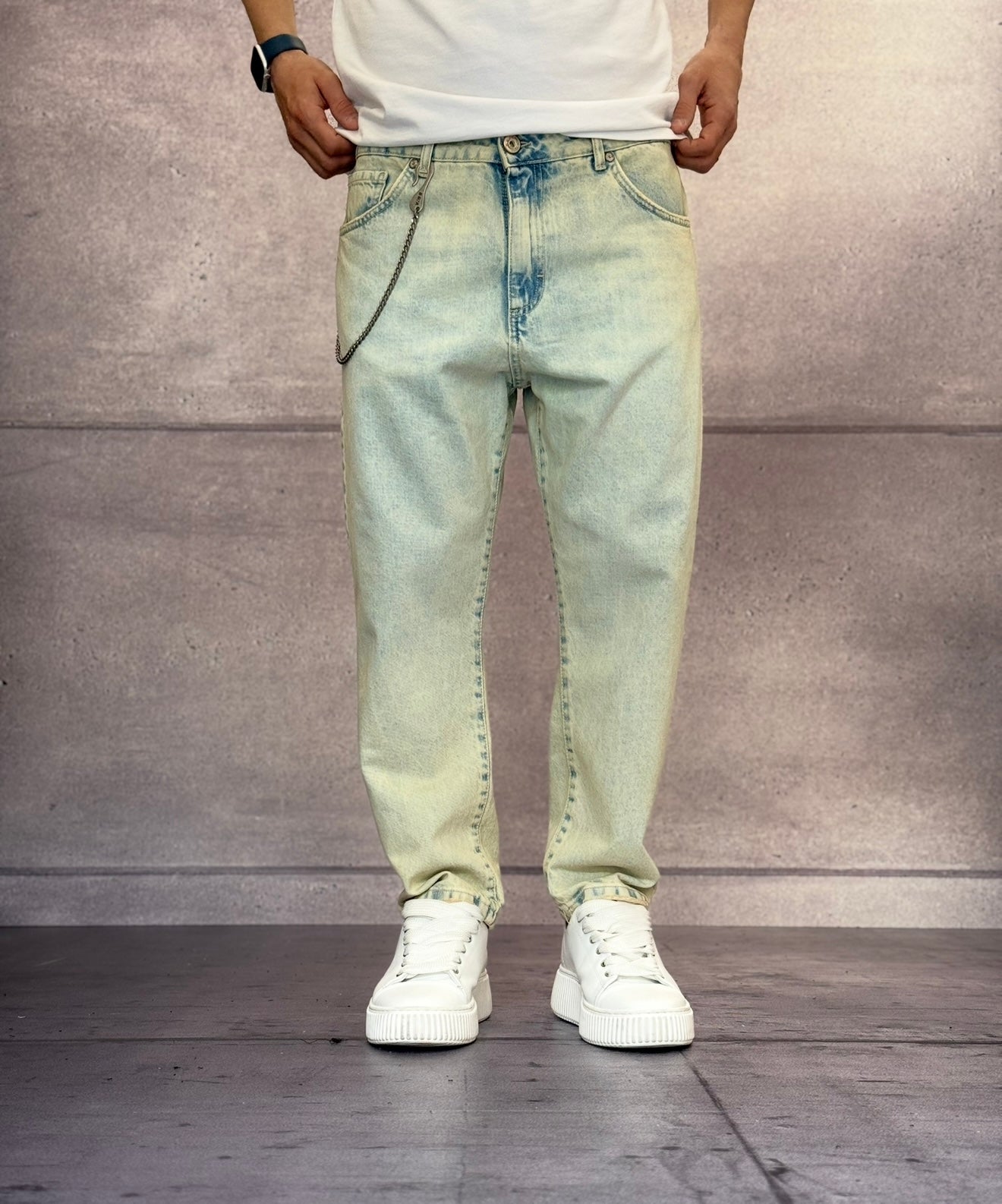 JEANS - BERNA - ART. 25104830 - COL. DENIM SABBIATO