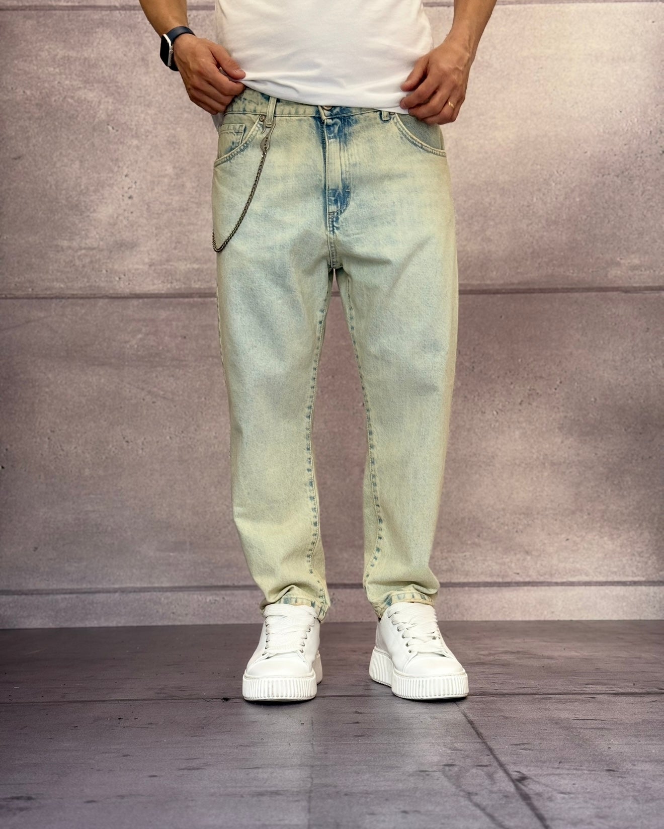JEANS - BERNA - ART. 25104830 - COL. DENIM SABBIATO