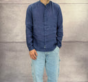 CAMICIA IN LINO COLLO COREANA - BERNA - ART. 243200