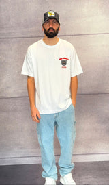 T-SHIRT JERSEY STAMPA WILD ANIMAL - BERNA - ART. 2513202 - COL. BIANCO