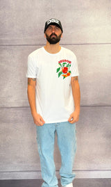T-SHIRT JERSEY STAMPA NEGRONI - BERNA - ART. 2512612 - COL. BIANCO