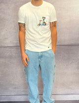 T-SHIRT VESPA RANA - BL.11 - ART. BL04147 - COL. OFF WHITE